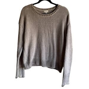 PJ Salvage Gray Knit Sweater Size XS